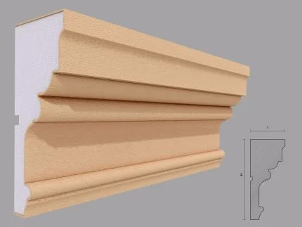 Cornisa decorativa de exterior FP411 dimensiuni 200x87x2000mm