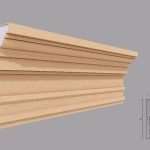 Cornisa decorativa de exterior FP414 dimensiuni 150x60x2000mm