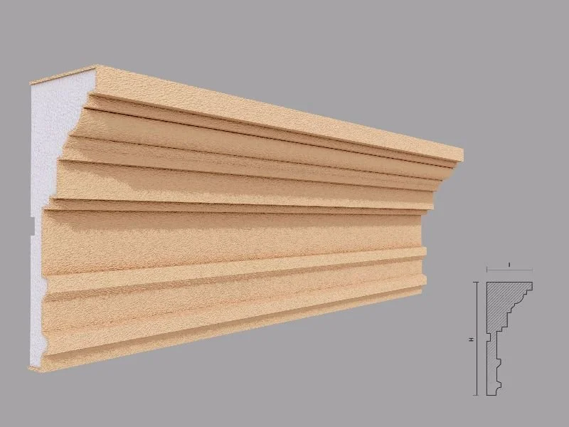 Fp414_N_S_Bkjpg_a.jpg Cornisa decorativa de exterior FP414 dimensiuni 150x60x2000mm - imagine 1