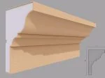Cornisa decorativa de exterior FP417 dimensiuni 180x118x2000mm