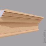 Cornisa decorativa de exterior FP418 dimensiuni 130x75x2000mm