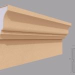 Cornisa decorativa de exterior FP419 dimensiuni 150x60x2000mm