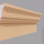 Cornisa decorativa de exterior FP419 dimensiuni 150x60x2000mm