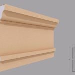 Cornisa decorativa de exterior FP420 dimensiuni 260x67x2000mm