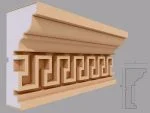 Cornisa decorativa de exterior FP422 dimensiuni 200x105x2000mm
