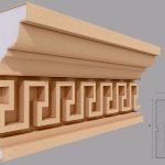 Cornisa decorativa de exterior FP422 dimensiuni 200x105x2000mm