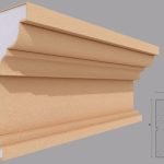 Cornisa decorativa de exterior FP426 dimensiuni 200x105x2000mm