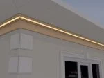 Cornisa decorativa de exterior FP433 dimensiuni 200x90x2000mm - imagine 3