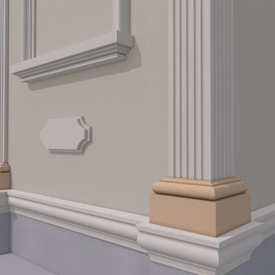 Baza pentru pilastru FP604