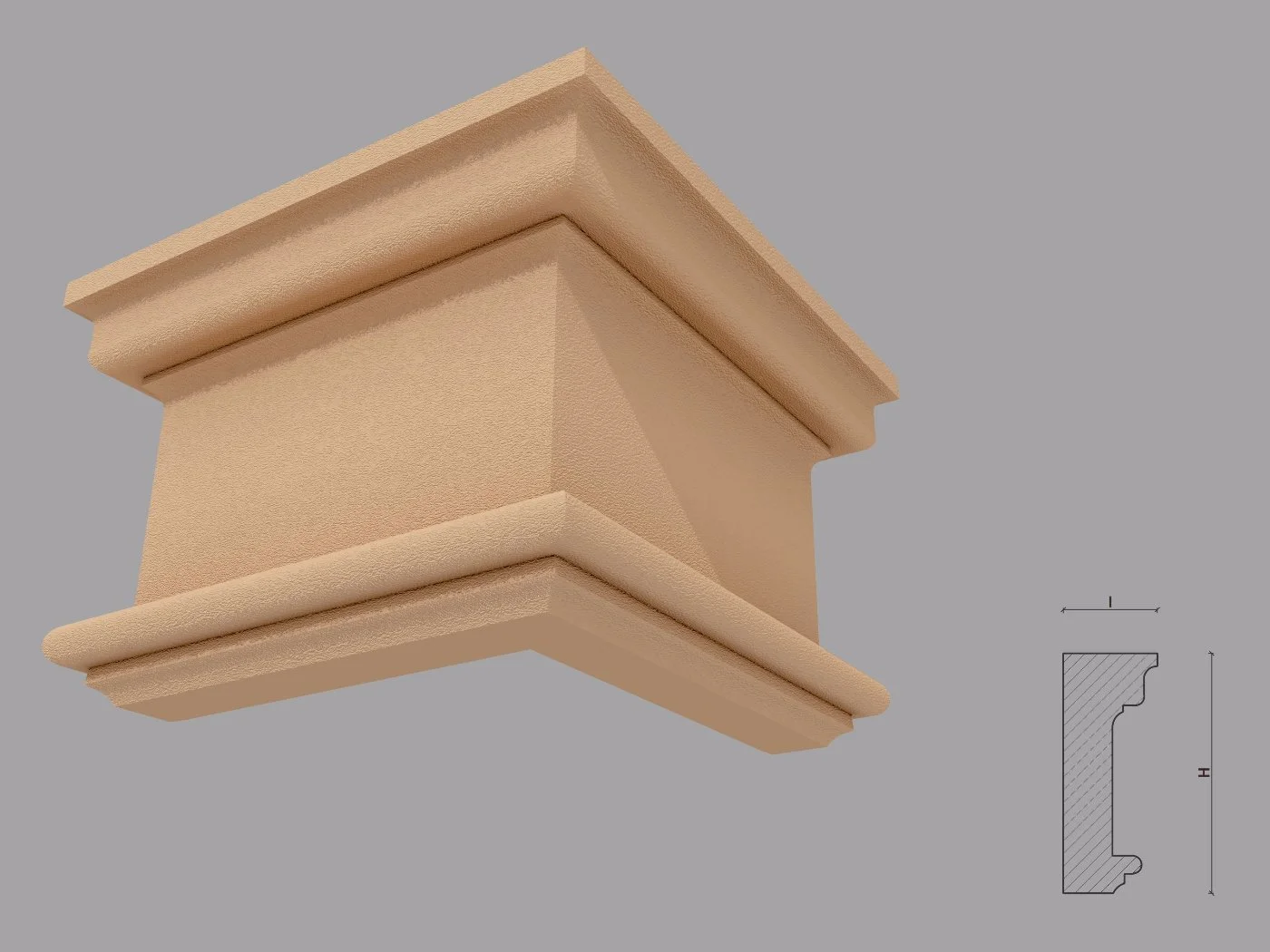 Capitel pentru pilastru FP703 - imagine 2