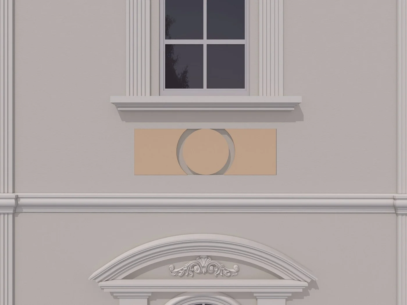 Accent / Ornament decorativ de exterior FPADE1 dimensiuni 400x40x1200mm - imagine 3