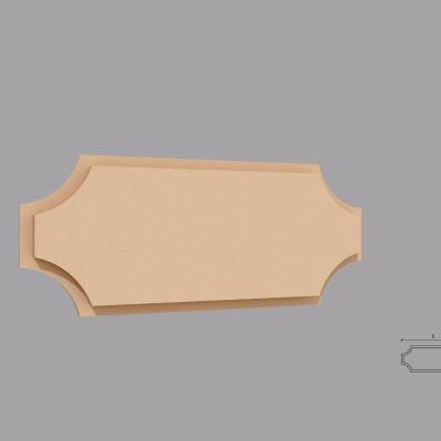 Accent / Ornament decorativ de exterior FPADE5 dimensiuni 200x40x475mm
