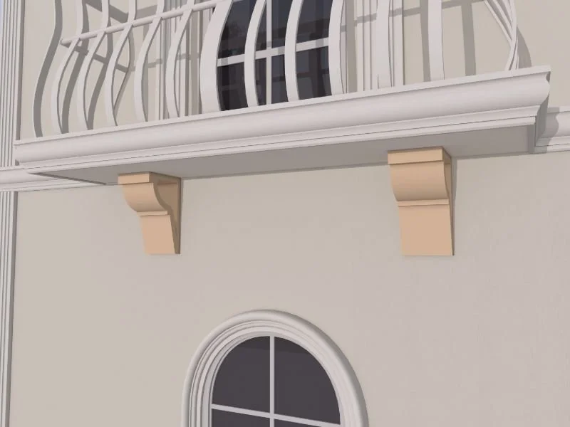 Consola decorativa de exterior FPC09 dimensiuni 400x250x250mm - imagine 4