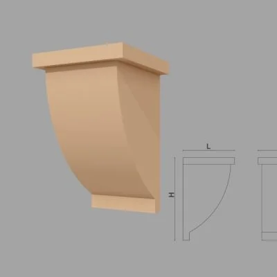 Consola decorativa de exterior FPC10 dimensiuni 400x250x250mm