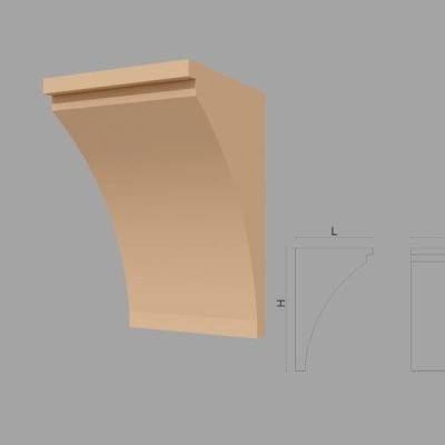 Consola decorativa de exterior FPC11 dimensiuni 400x250x250mm