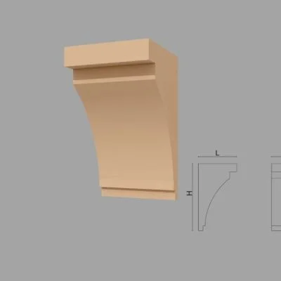 Consola decorativa de exterior FPC12 dimensiuni 300x200x200mm