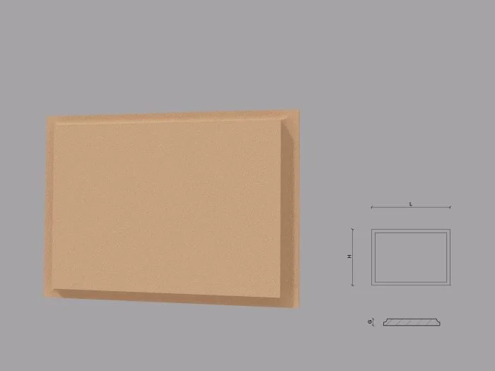 Coltar decorativ de exterior FPCL02 dimensiuni 250x33x350mm - imagine 1