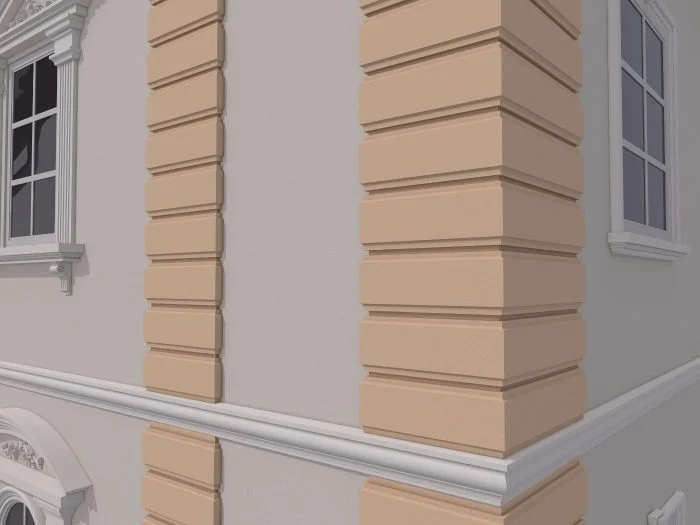 Coltar decorativ de exterior FPCL06 dimensiuni 250x30x2000mm - imagine 2