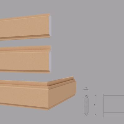 Coltar decorativ de exterior FPCL06 dimensiuni 250x30x2000mm