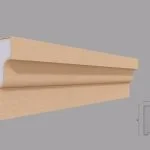 Solbanc/pervaz decorativ exterior FPDE211 dimensiuni 110x75x2000mm