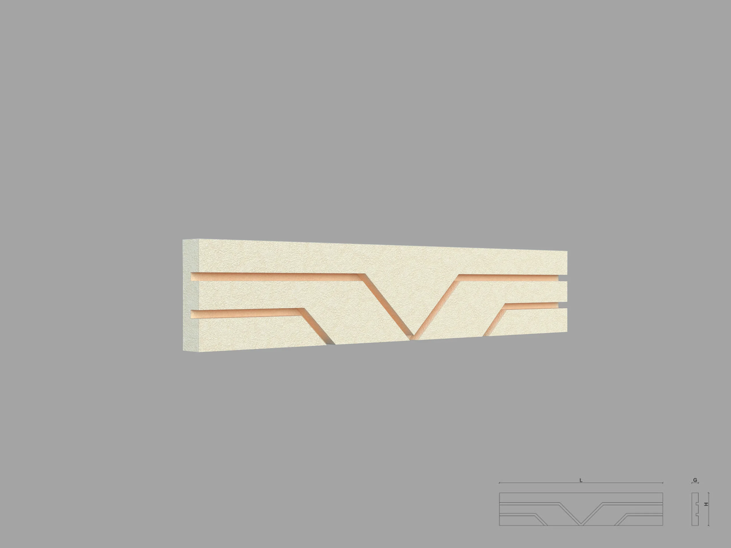 Fronton superior FPF8 - sectiune Fronton superior - FPF8 - imagine 1