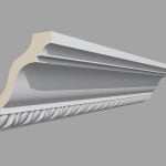 Bagheta de colt / Cornisa de interior poliuretan BC35 dimensiuni 110x110x2000mm