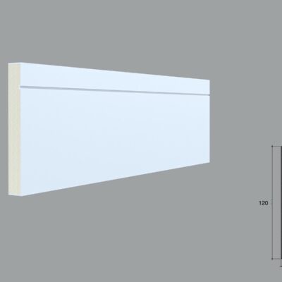 Plinta poliuretan de interior PL04 dimensiuni 120x16x2000mm