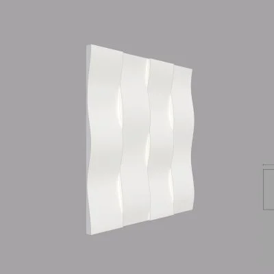 Panou 3D de interior poliuretan STATERA dimensiuni 600x23x600mm