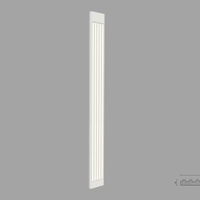 Pilastru poliuretan decorativ P1 dimensiuni 180x30x2000mm