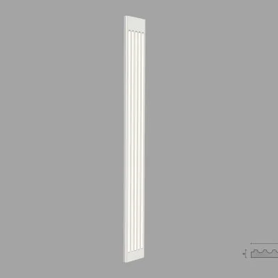 Pilastru poliuretan decorativ P1 dimensiuni 180x30x2000mm