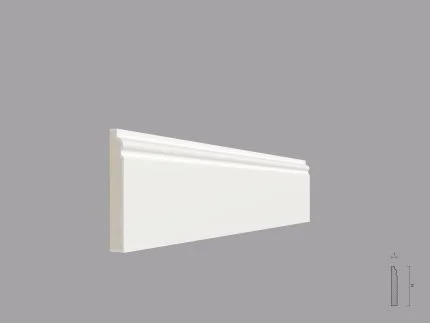 Plinta poliuretan de interior PL05 dimensiuni 80x12x2000mm