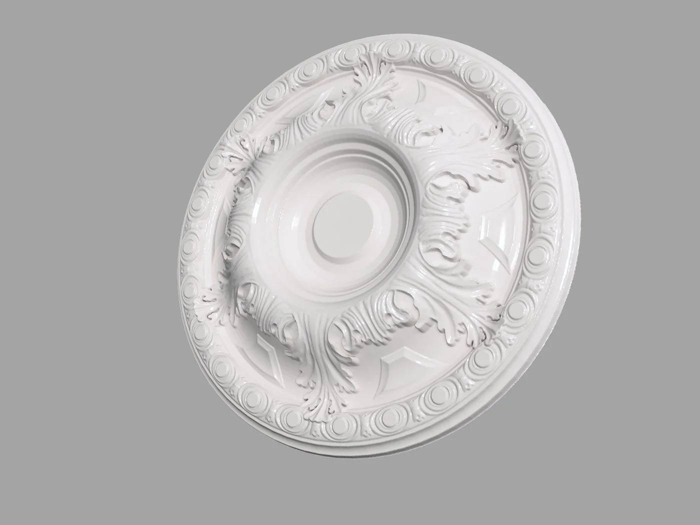 Rozeta decorativa plafon de interior R50-F dimensiuni Ø500mm - imagine 2