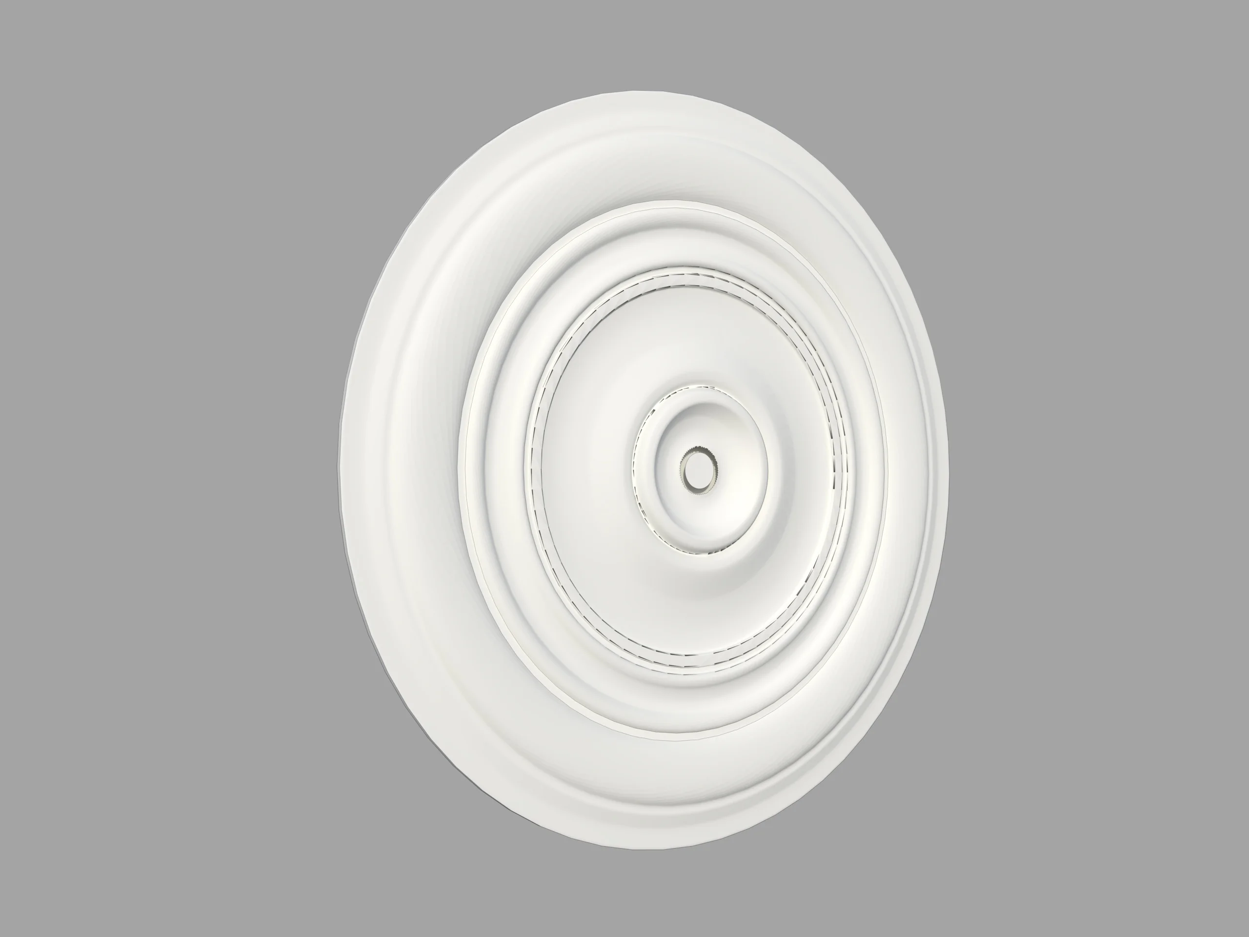 Rozeta decorativa plafon R47 - sectiune Rozeta decorativa plafon de interior din poliuretan R47 dimensiuni Ø500x40mm - imagine 1