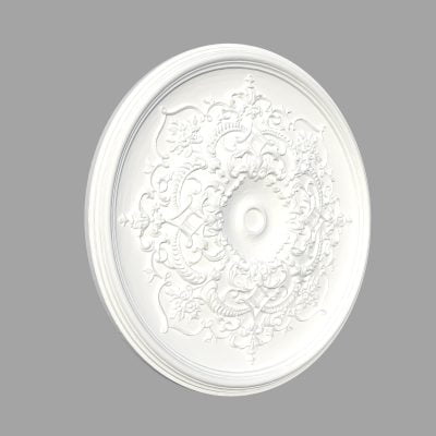 Rozeta decorativa plafon de interior din poliuretan R90 dimensiuni Ø900x58mm
