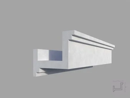Scafa decorativa de interior SD03 dimensiuni 90x100x2000mm