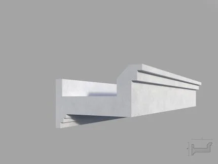 Scafa decorativa de interior SD04 dimensiuni 73x120x2000mm