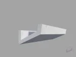 Scafa decorativa de interior SD05 dimensiuni 90x125x2000mm