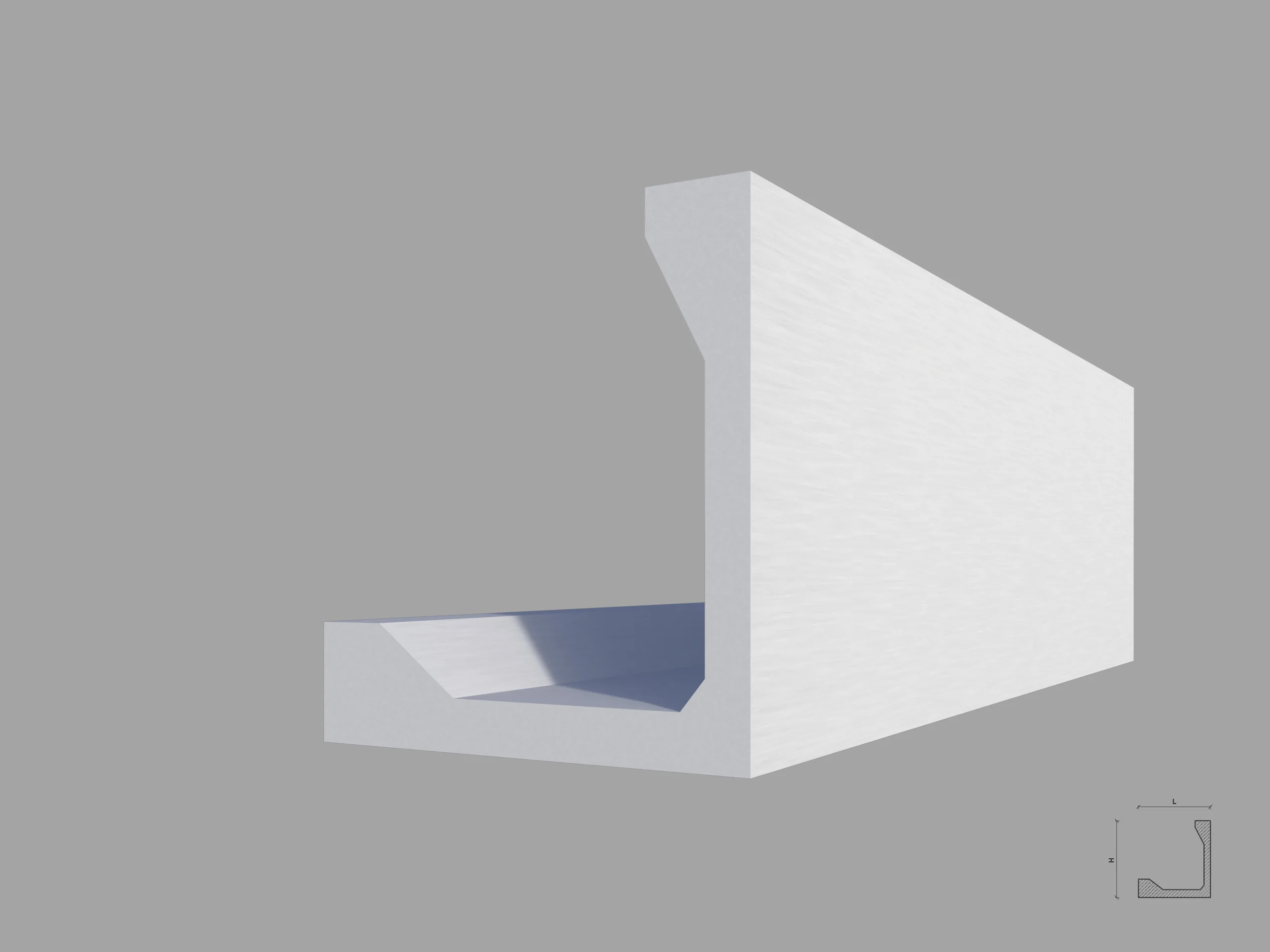 Scafa decorativa de interior SD11 dimensiuni 90x125x2000mm - imagine 1