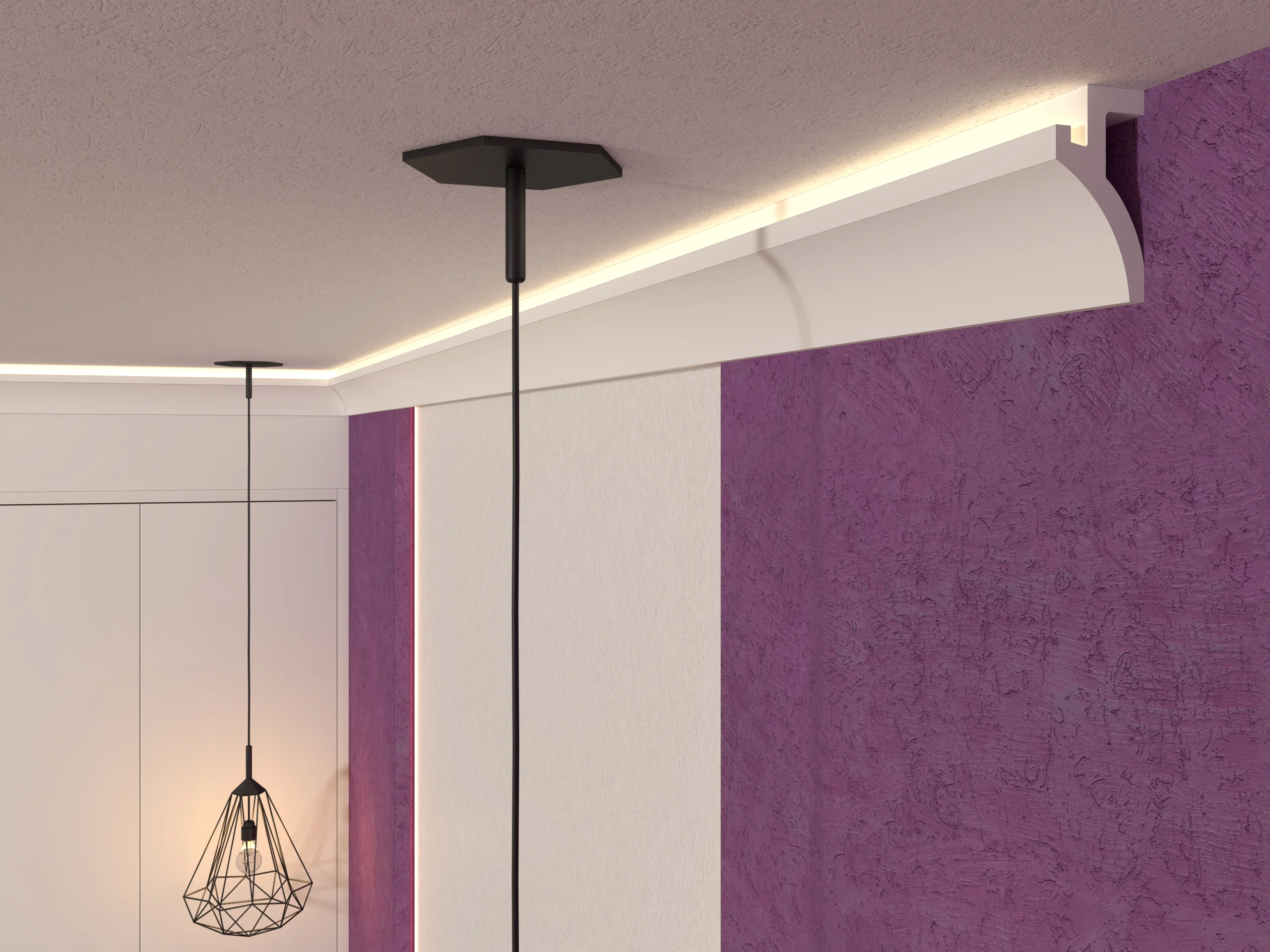 Scafa decorativa de interior SD14 dimensiuni 120x60x2000mm - imagine 3