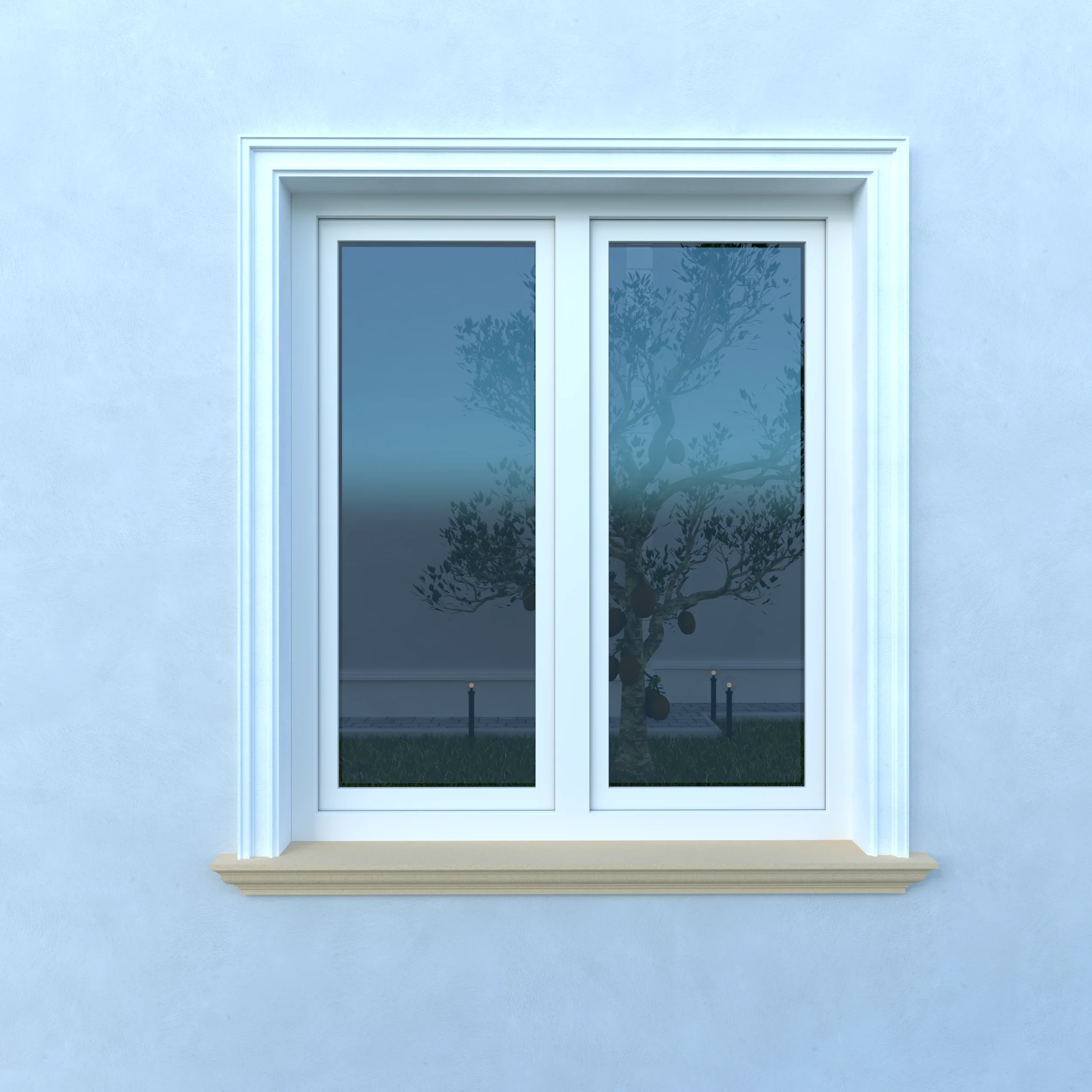 Solbanc/Pervaz decorativ exterior FP224 dimensiuni 110x90x2000mm - imagine 2