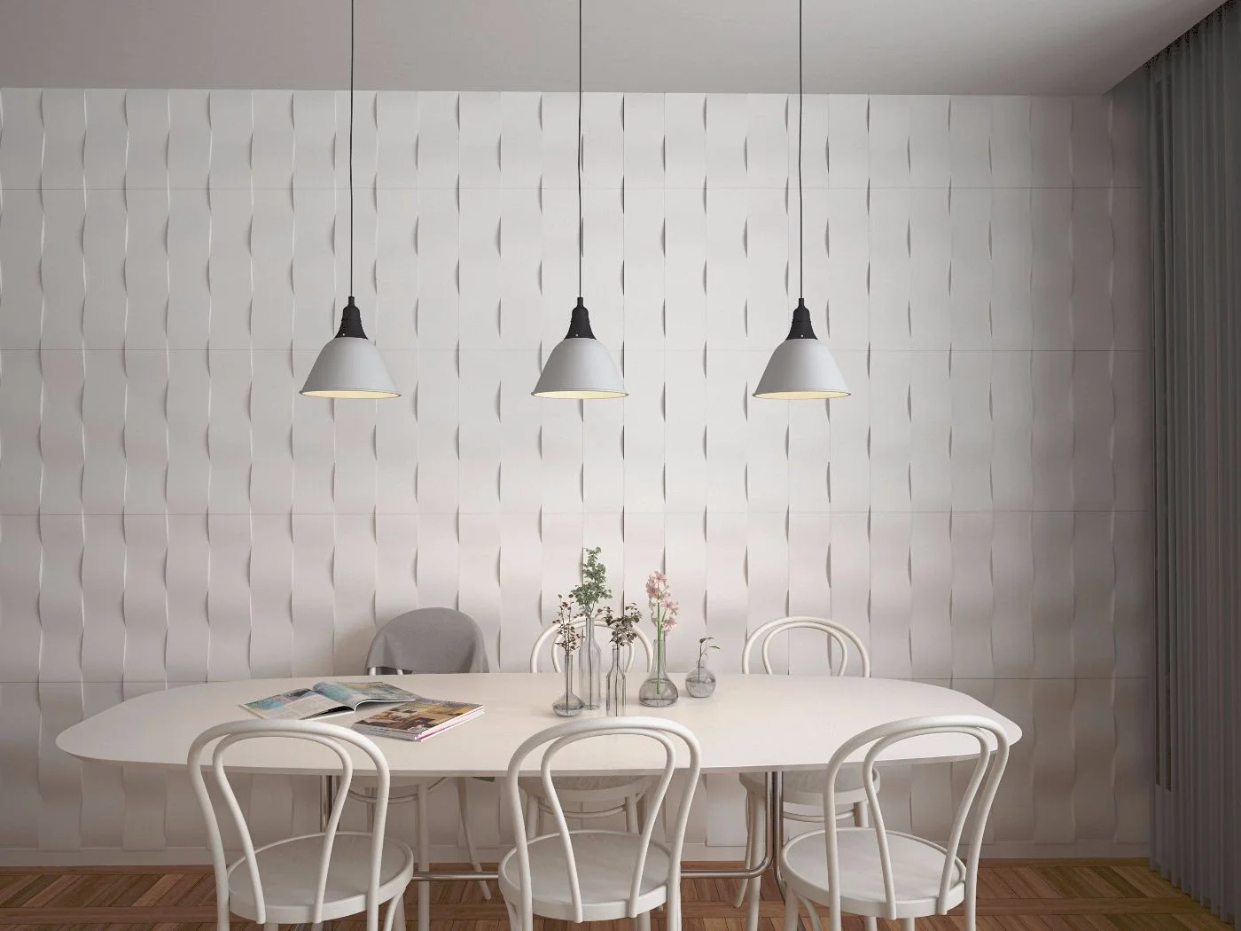 Panou 3D de interior poliuretan STATERA dimensiuni 600x23x600mm - imagine 4