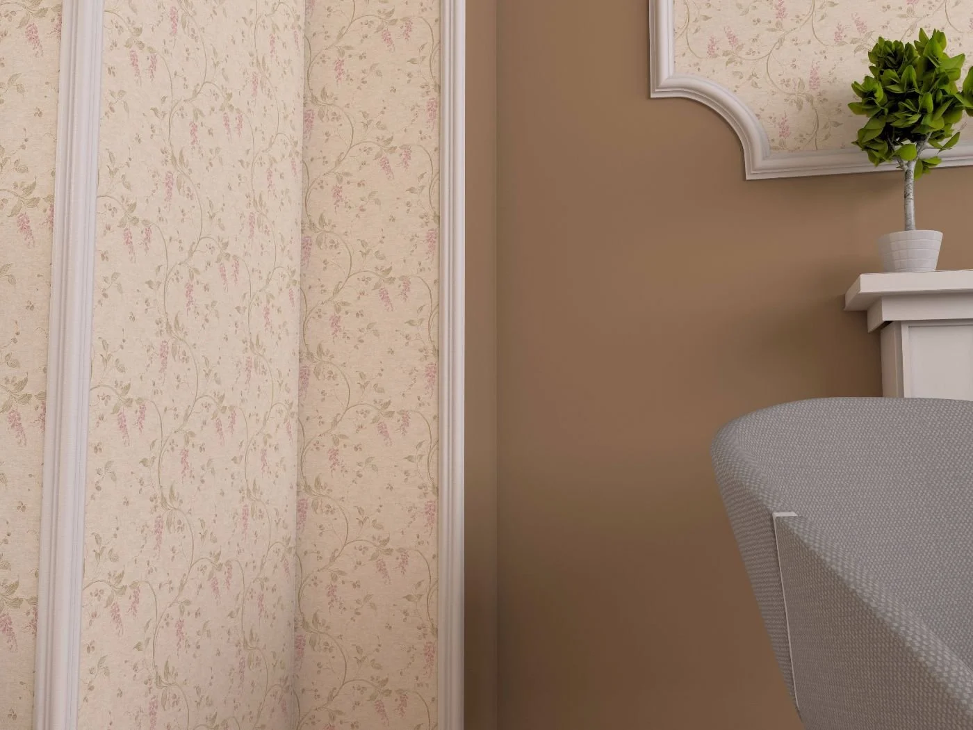 Brau poliuretan de interior BR12 dimensiuni 35x35x2000mm - imagine 2