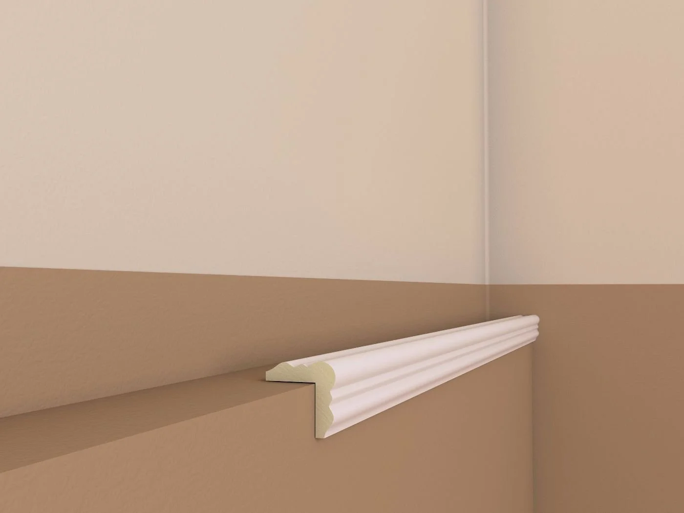 Brau poliuretan de interior BR12 dimensiuni 35x35x2000mm - imagine 3