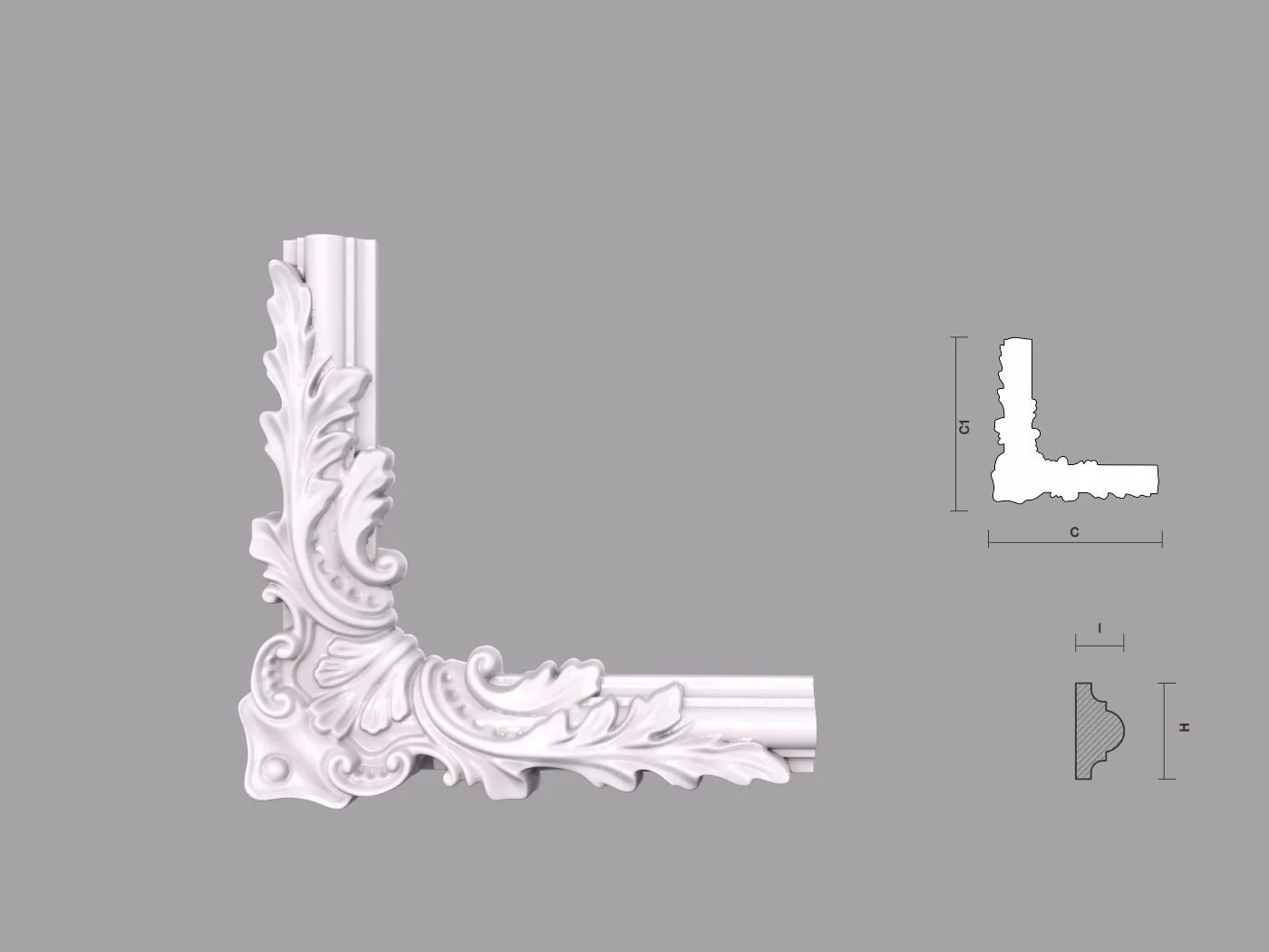 br1_coltar_2_n_S_2_BKjpg_a.jpg Coltar poliuretan floral pentru brau C3BR01 dimensiuni 270x20x270mm - imagine 1