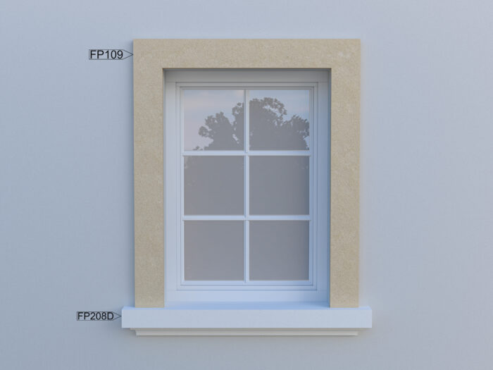 Ancadrament fereastra exterior FP109 dimensiuni 120x30x2000mm - imagine 2
