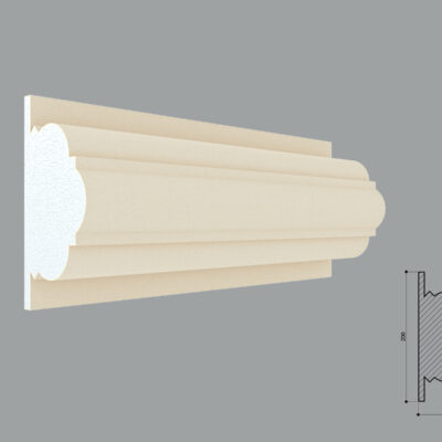 Brau decorativ de exterior FP323 dimensiuni 200x100x2000mm