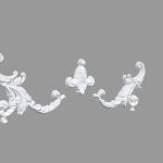 Accent decorativ de interior poliuretan FPAD03 SET dimensiuni 365x30x1020mm