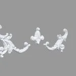 Accent decorativ de interior poliuretan FPAD03 SET dimensiuni 365x30x1020mm