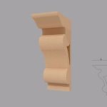 Consola decorativa de exterior FPC05 dimensiuni 450x250x100mm