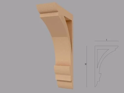 Consola decorativa de exterior FPC06 dimensiuni 700x400x150mm